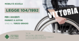 Trasferita docente con verbale 104 rivedibile del padre disabile