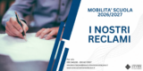 MOBILITA’ SCUOLA 2026: ECCO I NOSTRI RECLAMI