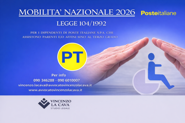 POSTE ITALIANE: LA CORTE DI APPELLO TRASFERISCE DIPENDENTE PER ASISSTERE NONNO DISABILE